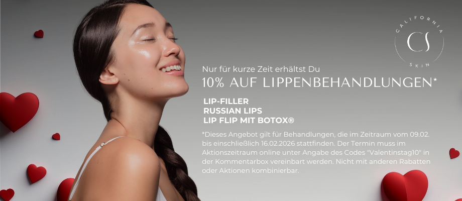 Valentinstag-Aktion, California Skin, Ihre Experten für Faltenbehandlungen in Ingolstadt